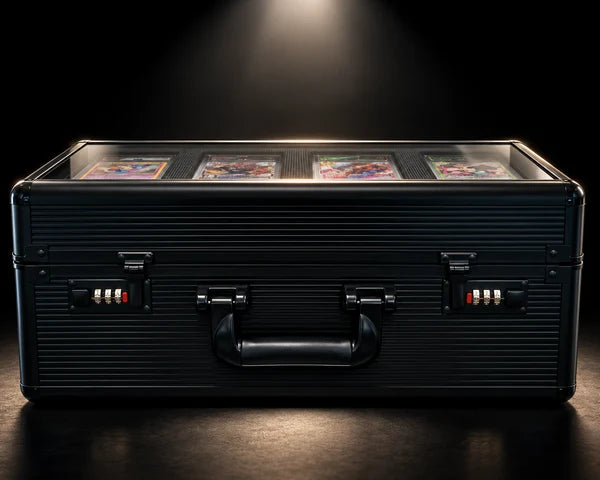 Open GOATcase APEX 4-Row Black Ribbon case with protective EVA foam interior