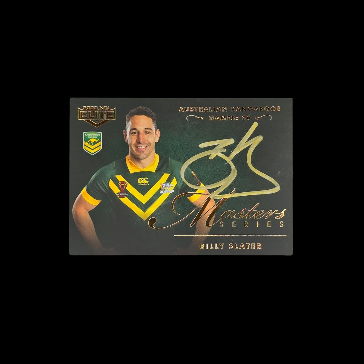 Billy Slater 2020 NRL Elite Masters Series Autograph 064/110 - Australia
