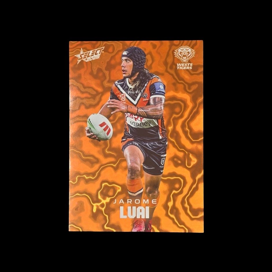 Jarome Luai 2026 Select League Heroes Mercury M199 Wests Tigers rugby league trading card numbered 212 of 450