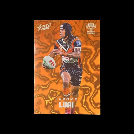Jarome Luai 2026 Select League Heroes Mercury M199 Wests Tigers rugby league trading card numbered 212 of 450