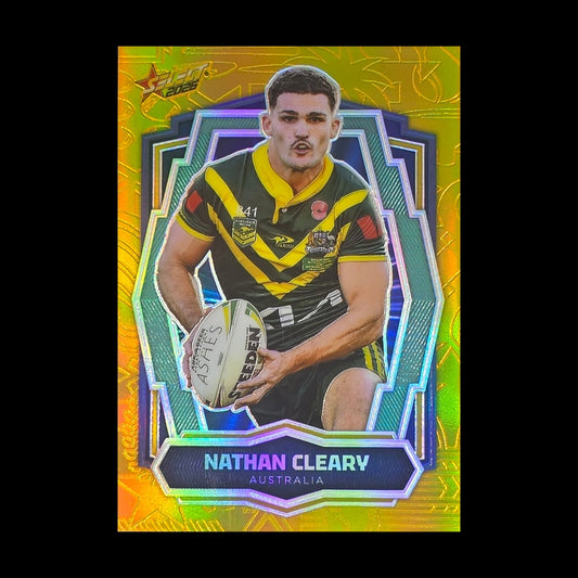 Nathan Cleary 2026 Select Rugby League World Cup Luminous L2 Australia rugby league trading card